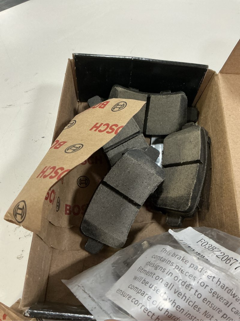 Condition photo showing As Is for BOSCH BC1430 QuietCast Premium Ceramic Disc Brake Pad Set - Compatible with Select Buick Allure, LaC