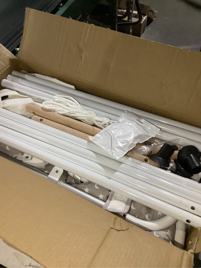 Condition photo showing Good Condition for 2 in 1 Baby Jumper & Swing, Baby Jumper for Indoor and Outdoor Use, Toddler Swing with Foldable Stand, Stable Bouncer Jumper?White?