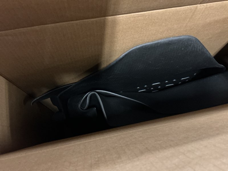 Condition photo showing As Is for yitamotor floor mats for 2019-2026 chevrolet silverado/gmc sierra 1500 & 2020-2026 chevy silverado/gmc sierra 2500hd/3500hd crew cab with underseat storage box bucket seat, 1st & 2nd row, black 2019-2026 w/ rear under seat storage box