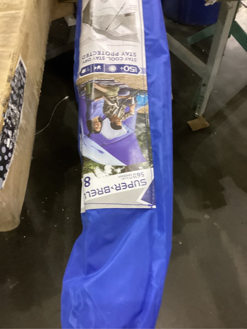 Condition photo showing New/Like New for Sport-Brella Super-Brella SPF 50+ Sun and Rain Canopy Umbrella for Camping 1 Blue