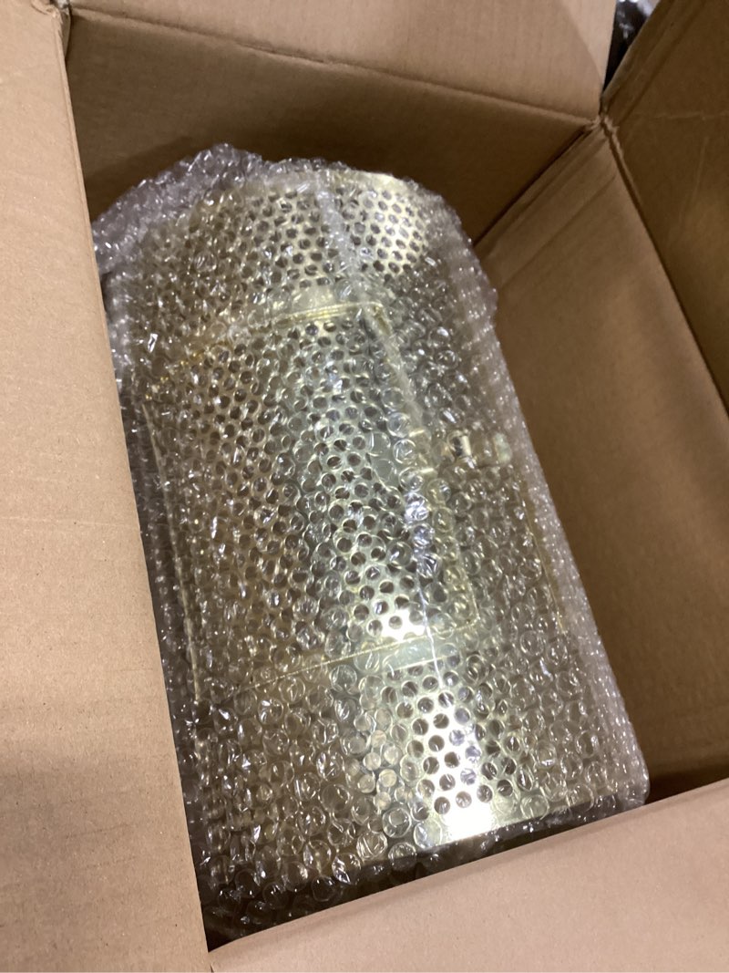 Condition photo showing Good Condition for Yuanhe Deluxe Brass Plated Raffle Drawing Ticket Drum Spinning Lottery (Small Size,Holds 2500 Tickets)