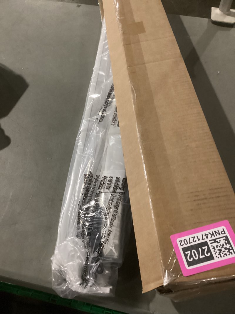 Condition photo showing Good Condition for lumino 2-inch flat slat faux wood cordless room darkening blinds, white - 18" w x 48" h (over 500 custom sizes) starting at $18.97