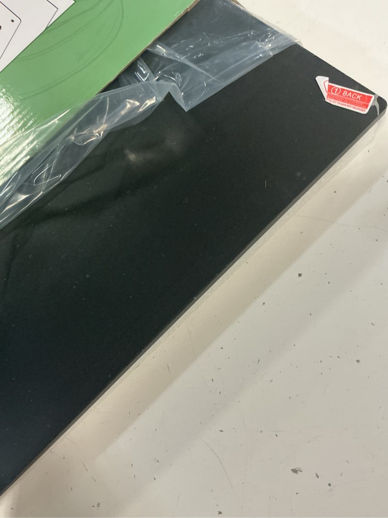 Condition photo showing Good Condition for acrylic cutting board with counter lip | 60% thicker & durable | bpa-free & food-safe kitchen tool | perfect for protecting countertops | versatile & easy to clean | ideal for home & professional use black 23"l x 17"w