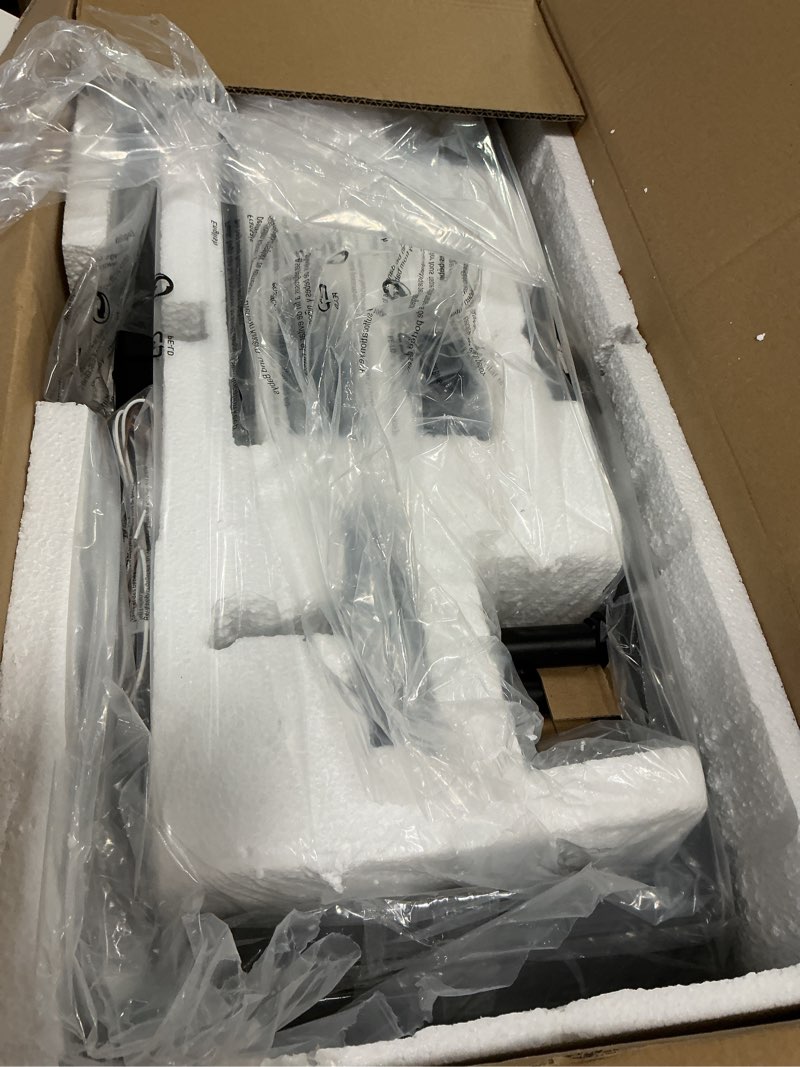 Condition photo showing Good Condition for Black Chandelier for Dining Room, 8-Light Kitchen Chandelier Light Fixture Modern Metal Industrial Large Chandeliers for Farmhouse Entryway Living Room (E12 Bulbs Not Included) Black 8-Light