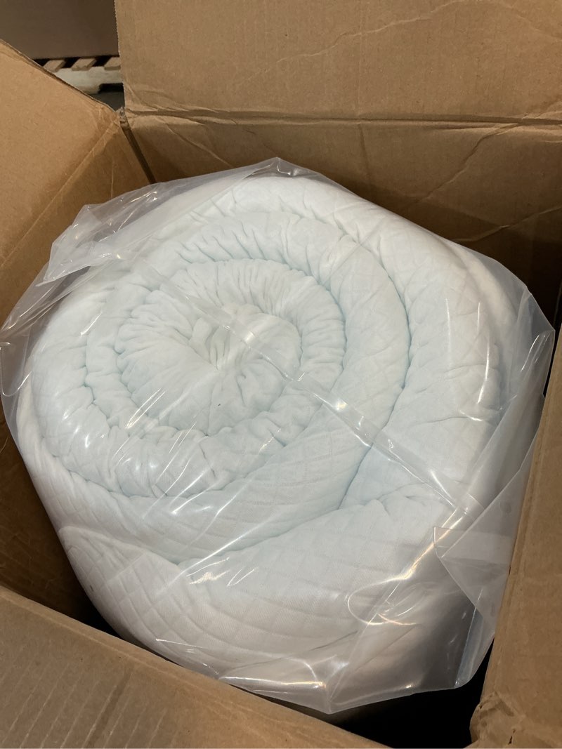 Condition photo showing Good Condition for sweetcrispy mattress topper king with removable soft cover, memory foam 3 inch thick gel infused cooling pad for pressure relieve for king size bed, sleeper sofa, rv, camper, certipur us certified 3 in & fabric cover king
