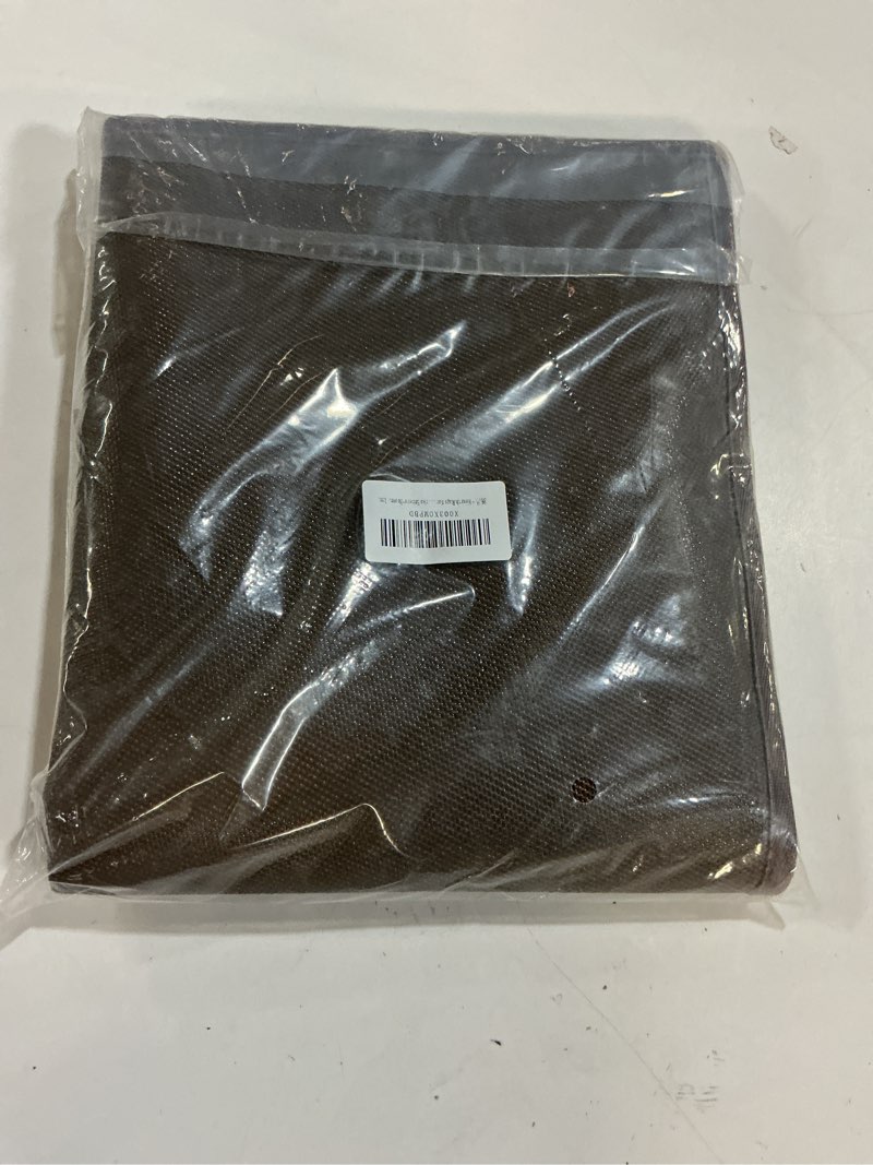 Condition photo showing New/Like New for Hearth Rugs for Fireplaces Fire Resistant, 42 x 24 inch Fireproof Fireplace Mat Hearth Rug, Hearth Pads for Wood Stove Fireplace Indoor Outdoor, Protect Floors Carpets from Sparks Embers-Brown, 1mm 2' x 3'6" (Semicircular) Brown