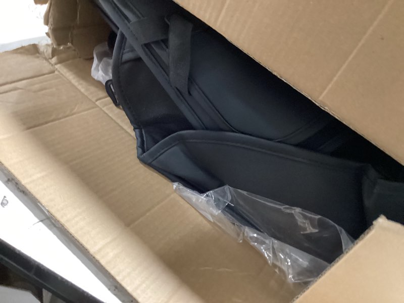 Condition photo showing Good Condition for fit tiguan car seat covers for select vw volkswagen tiguan 2009-2026, full set premium leather, waterproof? breathable?all-weather seat cushion protecto & airbag compatible, black full set ?black #01? 2009-2025 2026 for tiguan-5 seats full set