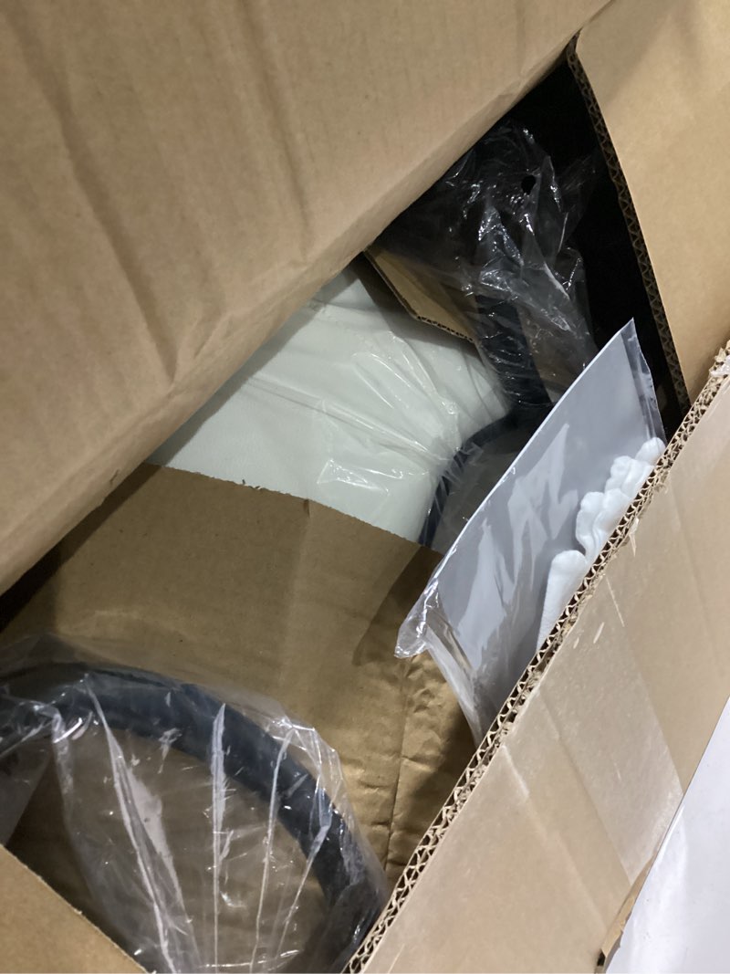 Condition photo showing Good Condition for YOUNIKE Bar Stools Set of 2 for Kitchen Island, White Faux Leather Padded Bar Stools, Adjustable Barstools with Back, Modern Tall Bar Stools with 300LBS Support, Counter Height Swivel Bar Chairs Modern White