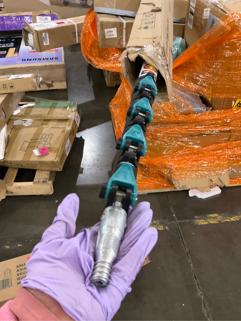 Condition photo showing As Is for TelesPro 30 Foot High-Reach Duster Kit with 6-24FT Extendable Pole - High Ceiling Duster Cleaning Kit with Telescopic Pole,Cobweb Duster, Window Squeegee, Microfiber Feather Duster