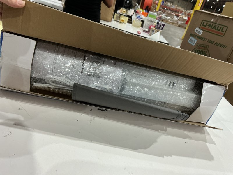 Condition photo showing Good Condition for comfort zone twin window fan with reversible airflow control, 9 inch, auto-locking expanders, 2 speed fan, dual fan, exhaust, airflow 9.84 ft/sec, ideal for home, kitchen, bedroom & office, cz319wt white 9"