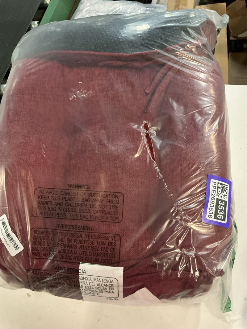 Condition photo showing Good Condition for HARBOREST Chair Cushions for Dining Chairs Set of 4 - Chenille Tufted Kitchen Chair Cushions with Ties and Non-Slip Bottom, Foam Chair Pads for Dining Chairs, 17" x 17", Burgundy Burgundy 4 Count (Pack of 1)