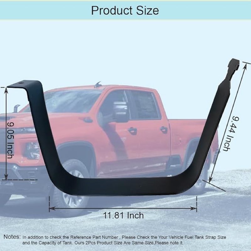 578-183 Correa del tanque de combustible para 99-08 para Chevy Silverado 1500 01-08 10 para Chevy Silverado 2500 HD 01-06 para Chevy Silverado 3500 10-18 para GMC Sierra 1500 01-08 para GMC