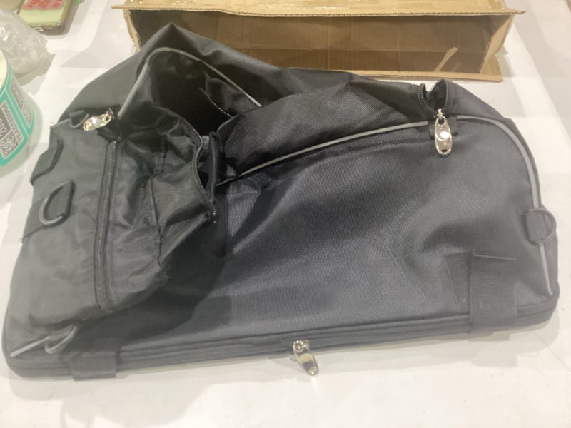 Condition photo showing Good Condition for hdbubalus motorcycle weather resistant collapsible tail trunk travel rear luggage rack bag fit for harley touring street road electra glide road king nylon black