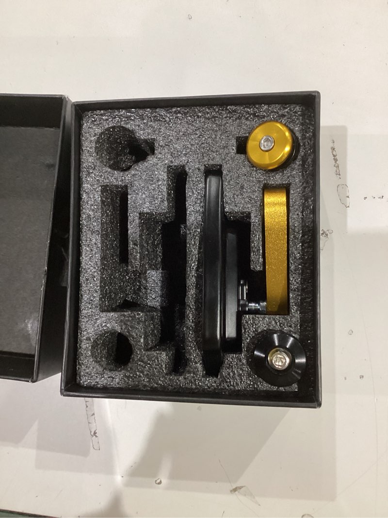 Condition photo showing As Is for dreamizer motorcycle bar end mirrors universal 7/8" handle bar end rear view mirror compatible with honda grom,yamaha,kawasaki,ducati,suzuki gold