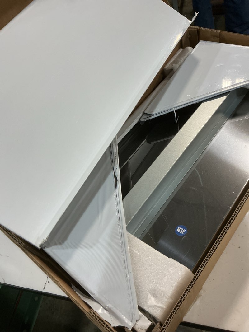Condition photo showing Good Condition for stainless steel shelf 12" x 24" - 2 pack 250 lb wall mounted commercial stainless steel shelves metal shelving for restaurant, bar, utility room, kitchen and garage 2 piece set 12 x 24 inch