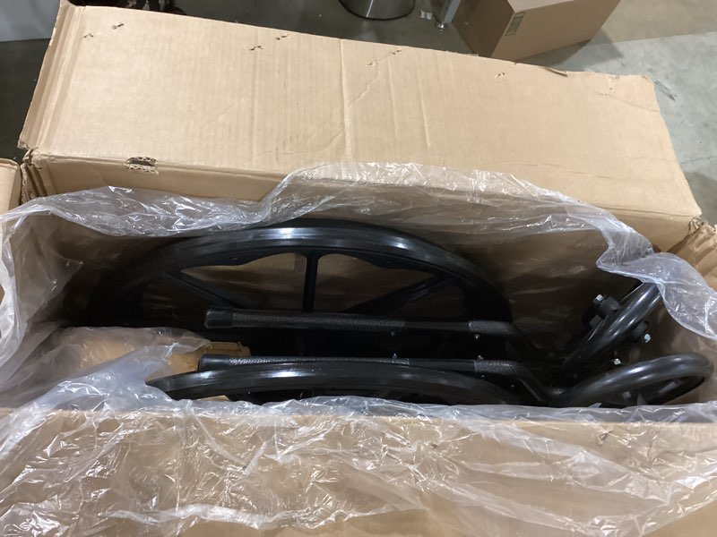 drive medical silver sport 1 folding transport wheelchair - lightweight mobility support - full armr