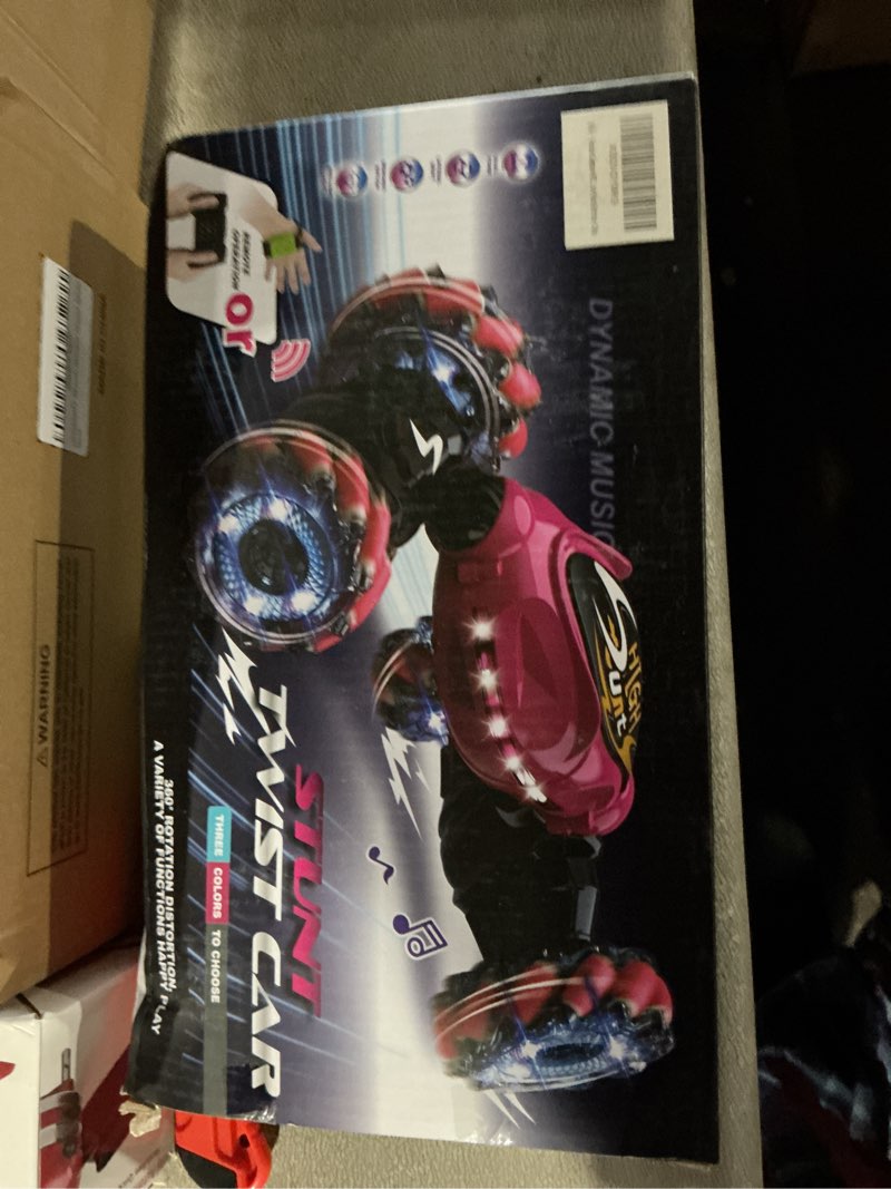 Condition photo showing Good Condition for Terucle RC Cars, 2.4Ghz 4WD New Gravity Gesture Sensing Remote Control Car Toys, Stunt Twist Truck Toys for 6-12 yr Boys & Girls, RC Drift Car with Light Music Best Gift for Kids Age 7 8 9 10 11 yr Gray