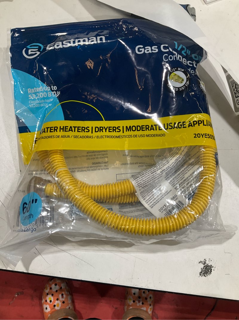 Condition photo showing As Is for eastman 60-inch gas connector kit