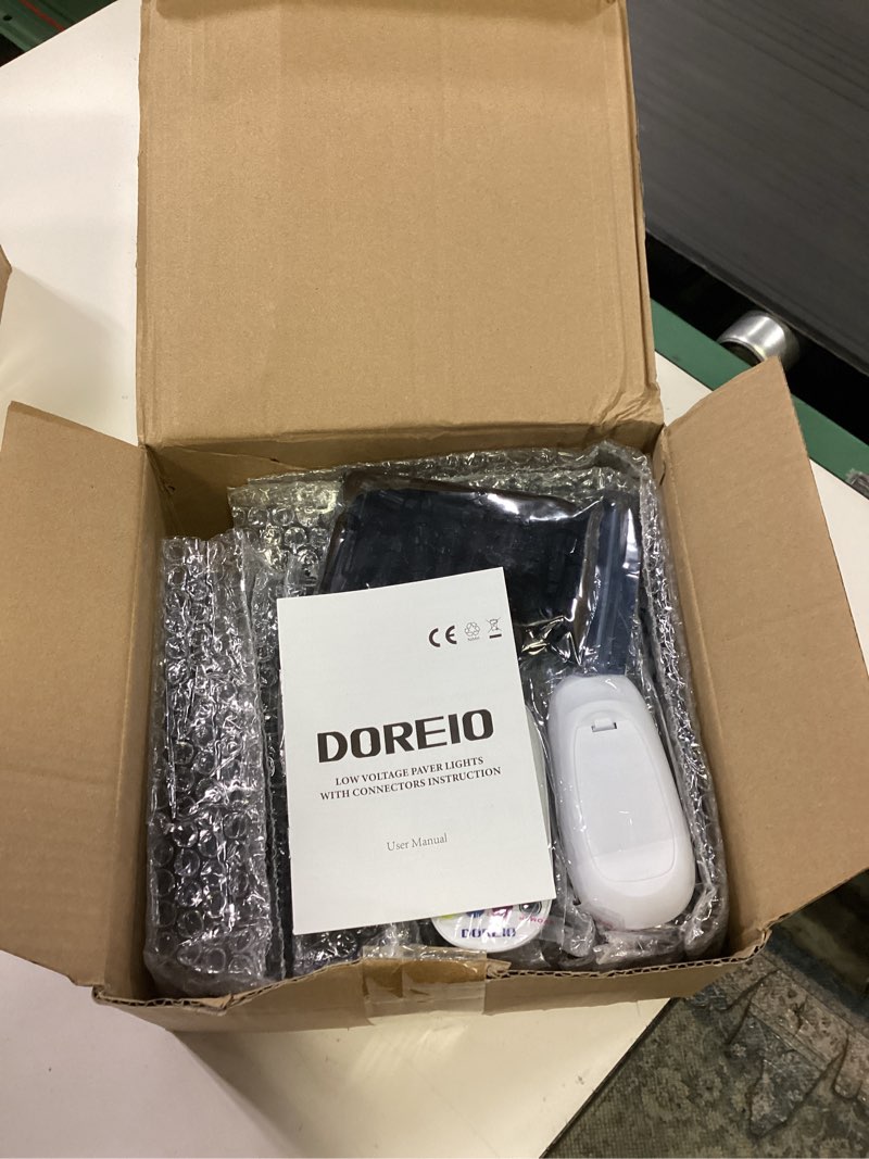 Condition photo showing New/Like New for 5W RGB Retaining Wall Lights 7 inch LED Hardscape Lighting Color Changing Low Voltage Landscape Paver Lights 12V Step Lights Outdoor Waterproof Stair Deck Lighting (12 Pack+Connectors) RGBW 12 Pack