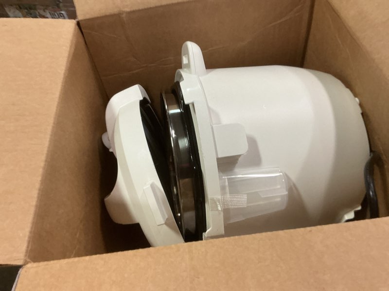 Condition photo showing As Is for Instant Pot RIO, 7-in-1 Electric Multi-Cooker, PressureCooker, SlowCooker, RiceCooker, Steamer, Sauté, Yogurt Maker, & Warmer, Includes App With Over 800 Recipes, 6 Quart, Sea Salt