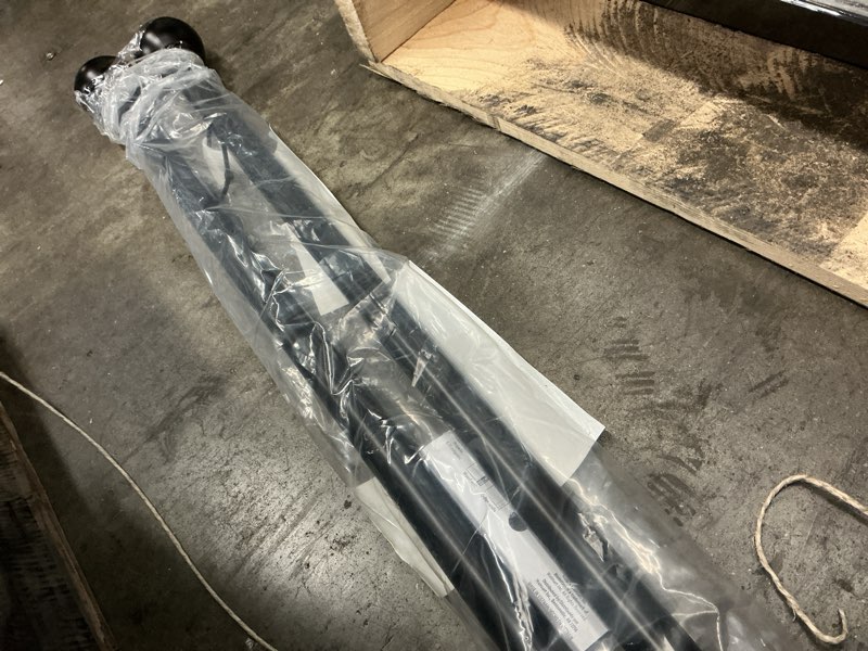 Condition photo showing As Is for mainstays 1" ball single curtain rod, black, 30-84"