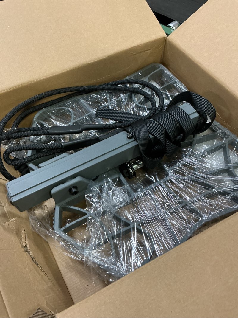 Condition photo showing As Is for Aluminum Tree Saddle Hunting Platform Tree Saddle Hunting System for Tree Stand Hunting 16*15 Inch Dark Gray