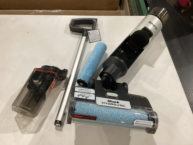 Condition photo showing Good Condition for Shark | Wet Dry Vacuum Cleaner | Vacuum and Mop Combo | HydroVac MessMaster | 3-in-1 Self-Cleaning + Powerful Suction | 2 Brushrolls & 2 Solutions Included | Hardwood Floor & Area Rug Cleaner | AW261 Cordless w/ Premium
