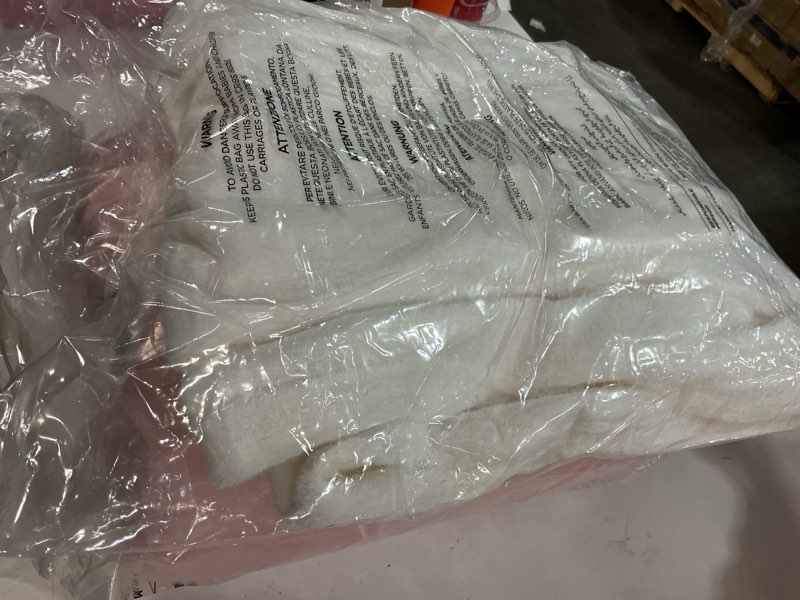 Condition photo showing Good Condition for ((Incomplete))Bedsure Twin Comforter Set Pink, 6 Pieces Prewashed Twin Size Bed in a Bag with Soft Fleece Bed Blanket, Down Alternative Bedding Set for All Seasons, Sheets, Pillowcase & Sham Pink Twin