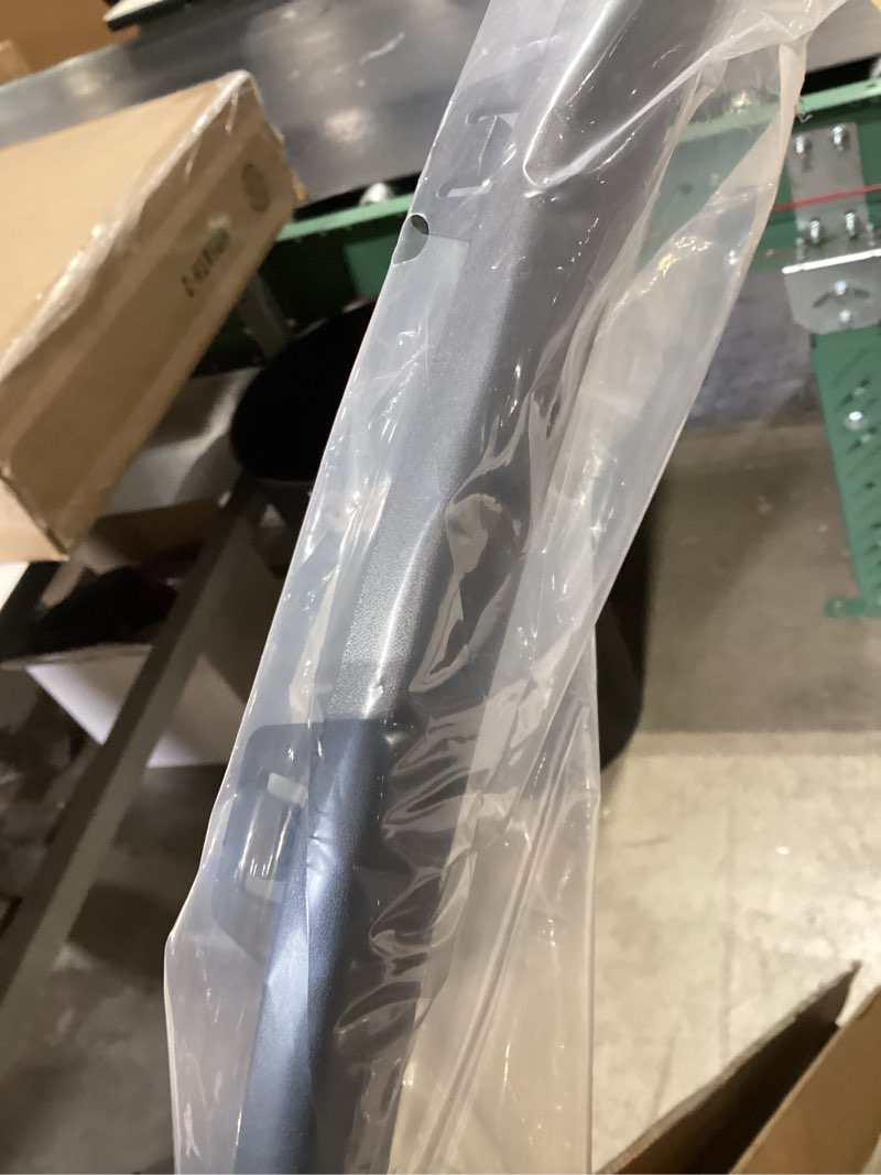 Condition photo showing New/Like New for black plastic front passenger right side rh hand fender-trim molding moulding replacement for 2011-2019 durango 57010620af 57010620ae 57010620ad ch1291112
