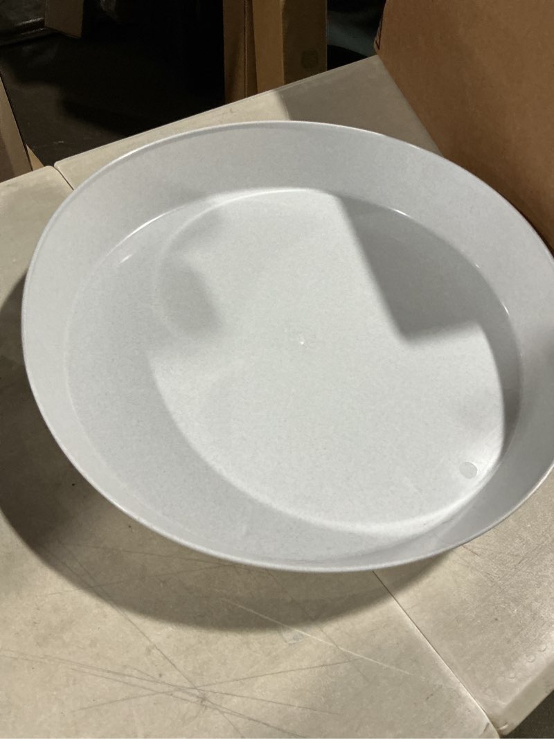 Condition photo showing As Is for pillivuyt, deep oval medium white french porcelain baker,