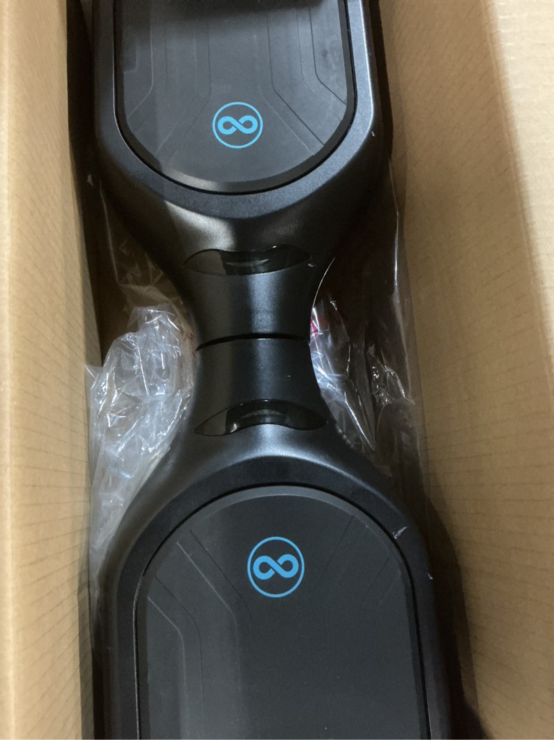 Condition photo showing As Is for gyroor self balancing scooter new g13 all terrain balancing scooter with led lights, self balancing off road with bluetooth for kids ages 6-12 and adults black