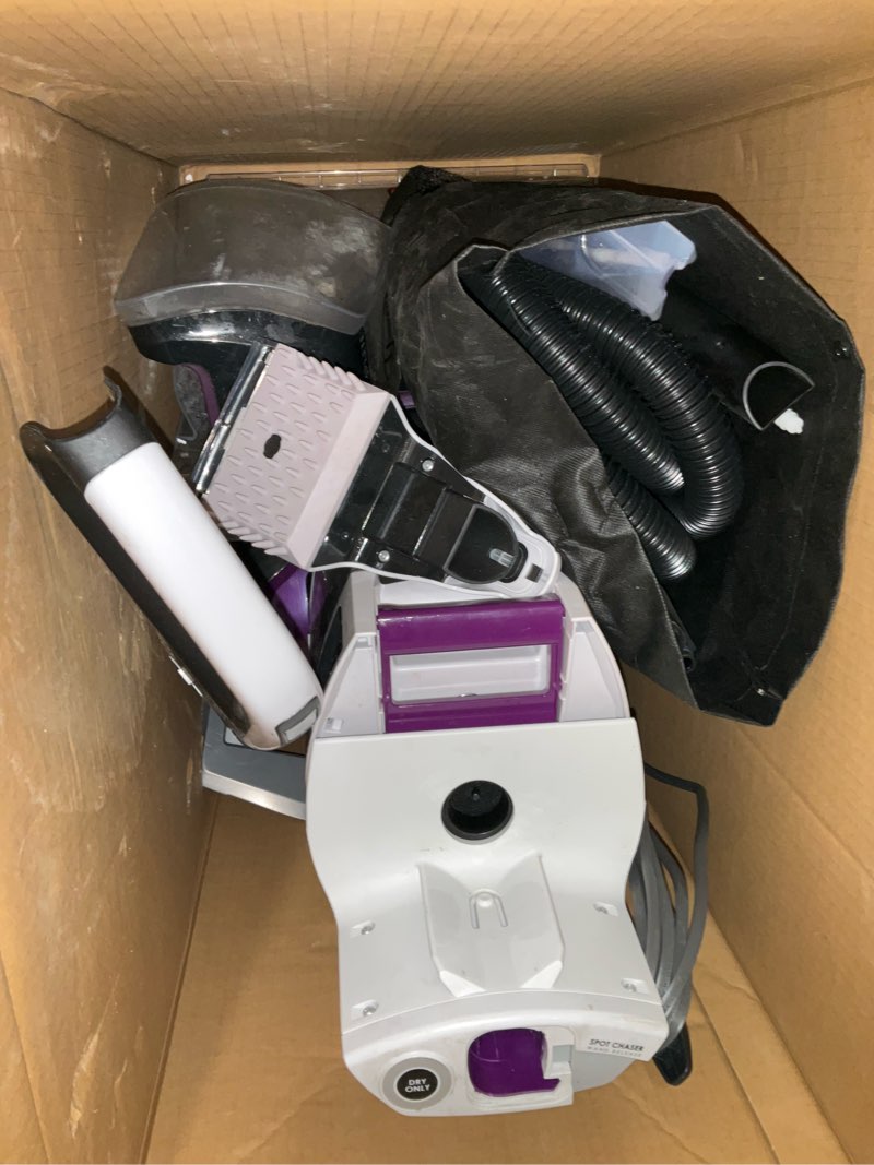Condition photo showing As Is for hoover smartwash pet automatic carpet cleaner machine with spot chaser wand and storage mat, deep cleaning carpet shampooer machine, pair with a hoover carpet cleaner solution smartwash pet with mat
