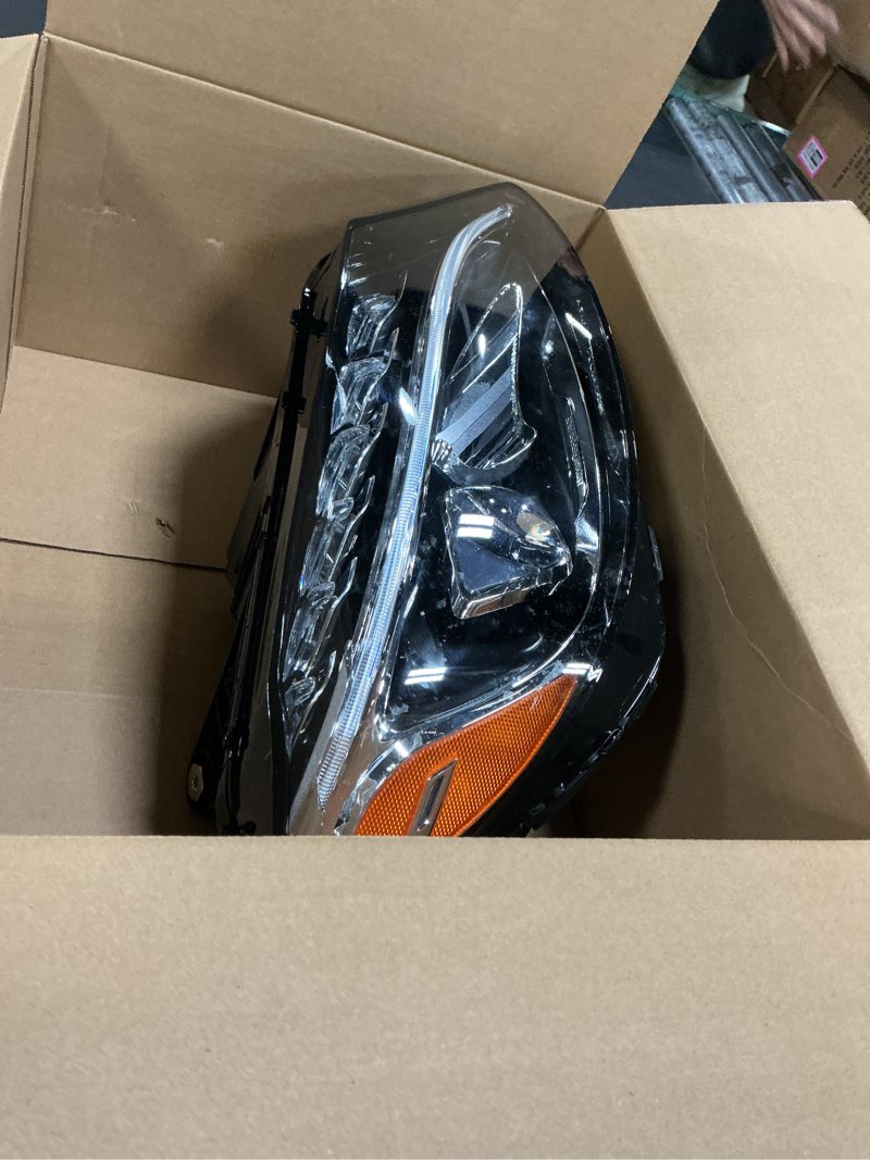 Condition photo showing Good Condition for LED Headlight Assembly Fit for 2015-2018 Mercedes Benz C-Class W205 C300 C180 C200 C250 C43 C63 C350E, Front Headlight Headlamp w/LED DRL Projector Replace A2059067703, A2059063004 (Left Driver Side)