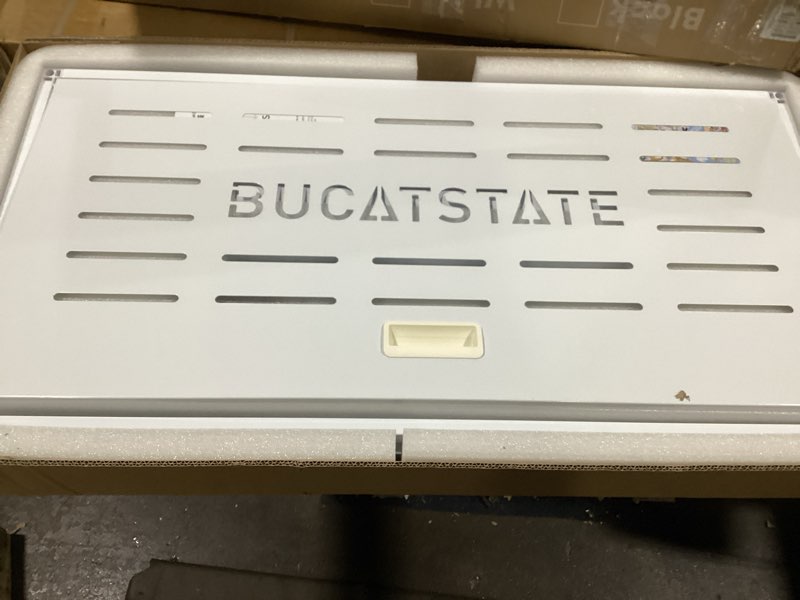 Condition photo showing New/Like New for BUCATSTATE Hamster Cage Metal 2.0 - Small Animal Habitats Large Stackable with Top Access Easy Assemble 39.3L*19.7W*20.6H Inches Dwarf Syrian Hamster Tank for Gerbil Mouse (774sq inch White) 39.3" L x 19.7" W x 20.6" H White