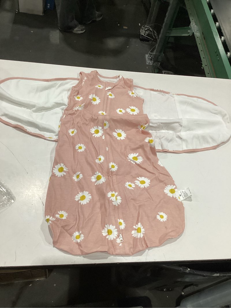 Condition photo showing New/Like New for zigjoy baby swaddle sleep sack, 1.0 tog sleep sack swaddles for newborns & infant 6-12 months 100% cotton baby wearable blanket for newborn registry essentials pink flower - 1.0 tog - 1 pack 6-12 months