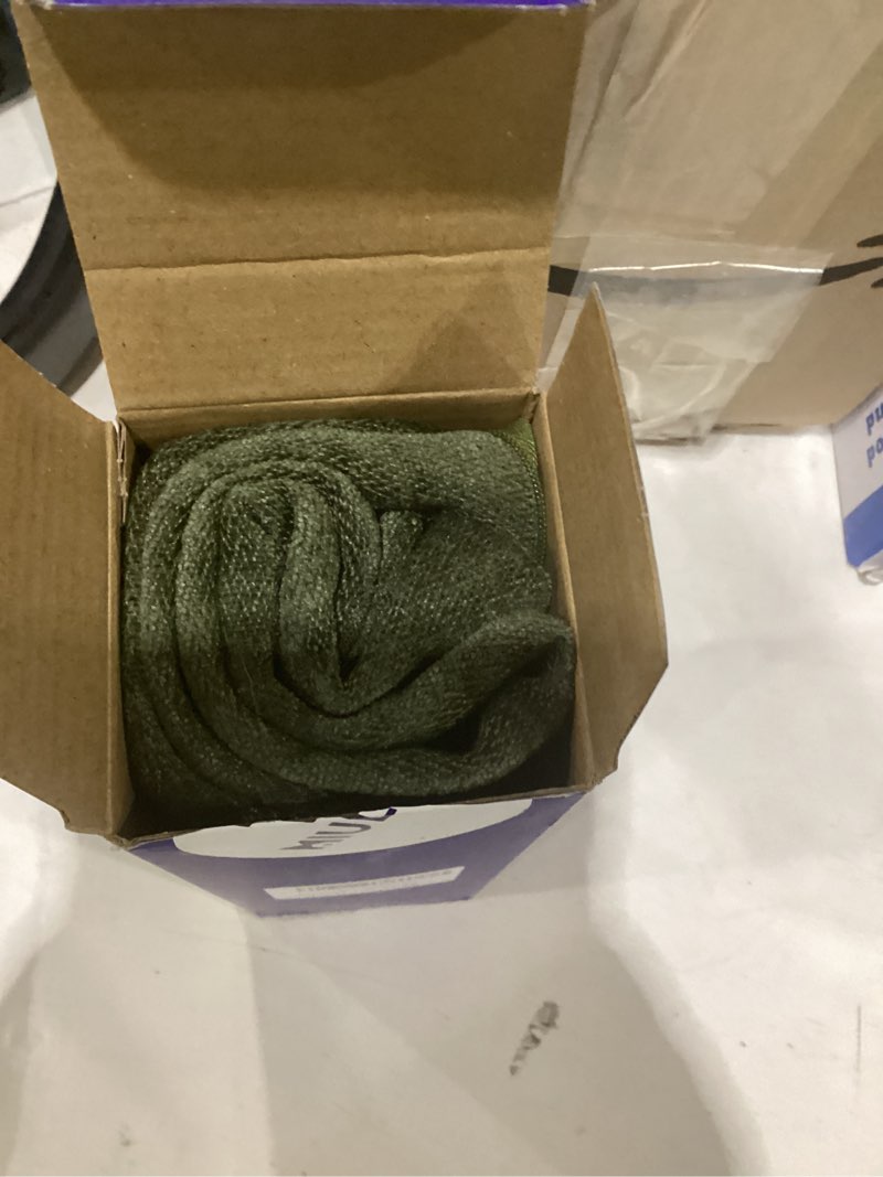 Condition photo showing New/Like New for miulee pack of 2 olive green decorative pillow covers 18x18 inch soft chenille couch spring throw pillows farmhouse cushion covers for home decor sofa bedroom living room 18" x 18" (pack of 2) olive green