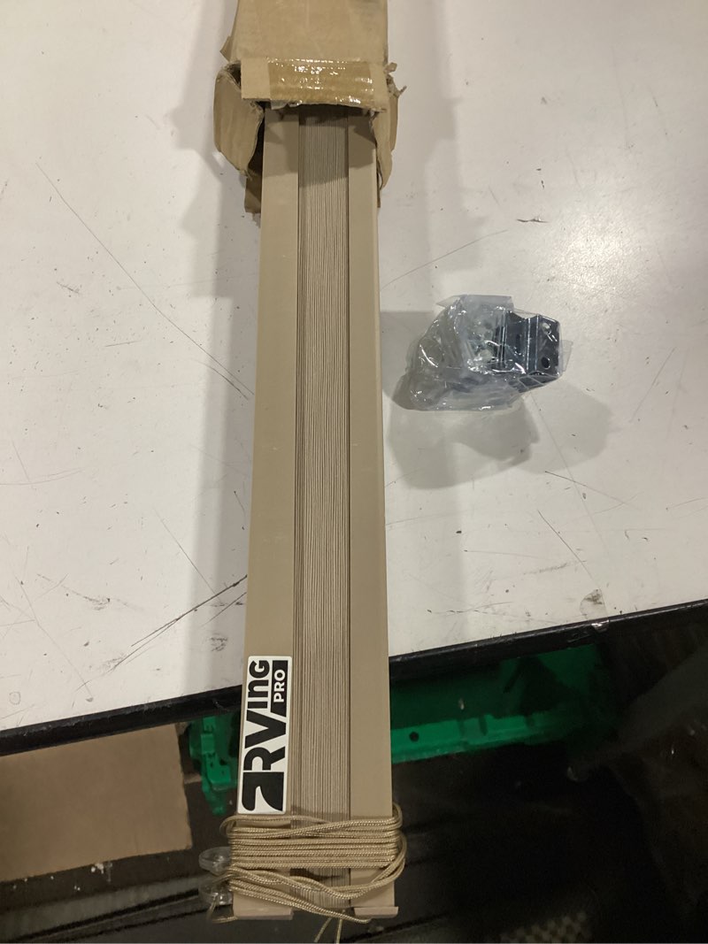 Condition photo showing Good Condition for rv blinds for camper windows, camper replacement blinds, privacy protection, rv window shades for rv, camper, travel trailer, cappuccino (62" w x 38" l) cappuccino 62"w x 38"h