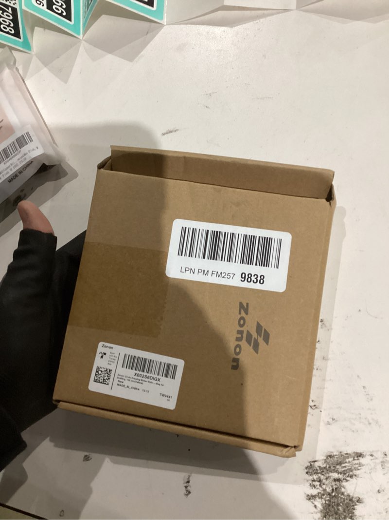 Condition photo showing New/Like New for Zonon Circle Drawing Maker Stainless Steel Adjustable Round Circle Template Tool Ring Making Tool with Black Flannelette Bag for Drafting, 125 mm(Yellow)