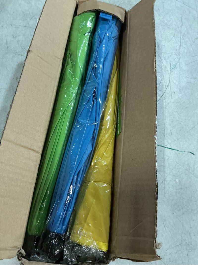 Condition photo showing Good Condition for 4 pack plant umbrellas for outdoor plants, larger garden umbrella sun shade for garden beds potted plants-upgraded 43.3" higher adjustable angle plant shade cover umbrellas for plant flower standard-26 in