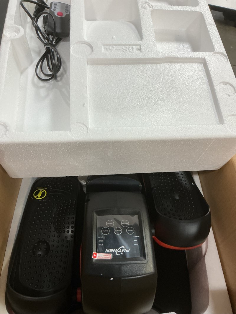 Condition photo showing Good Condition for under desk elliptical machine, electric elliptical leg exerciser for seniors with 12 adjustable, portable quiet elliptical exercise machine, seated pedal exerciser with remote control