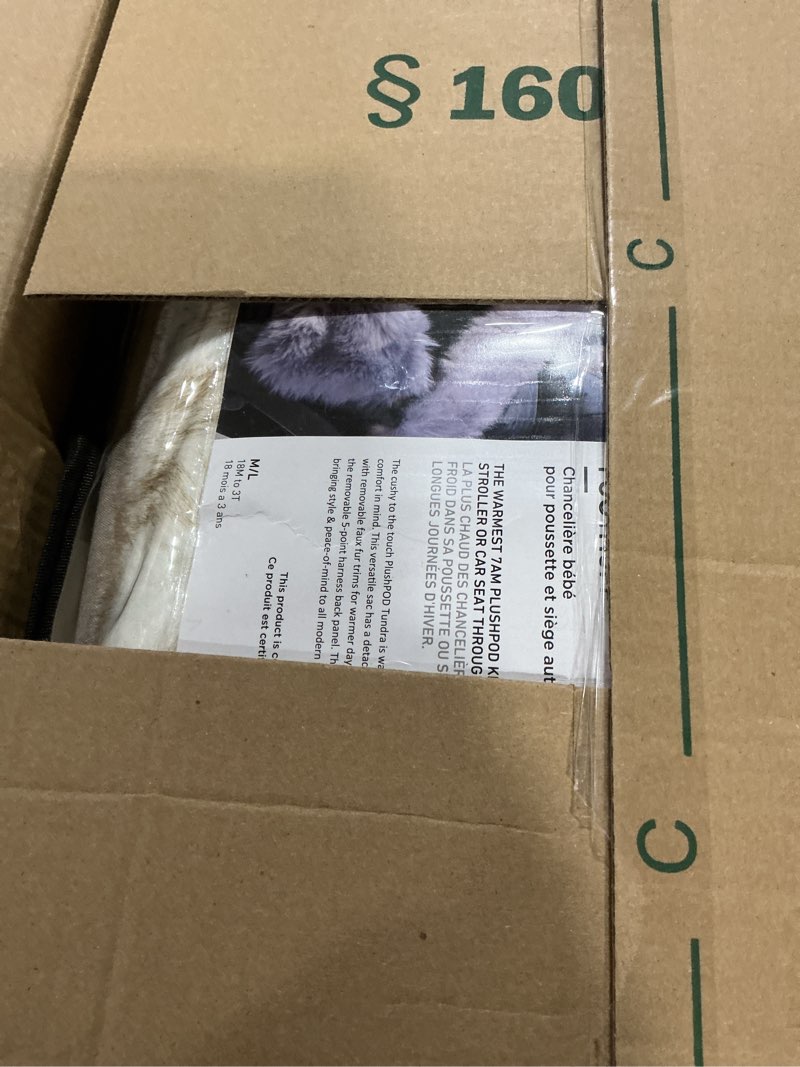 Condition photo showing As Is for 7AM Enfant Universal Stroller Footmuff - Water Repellent Winter Bunting Bag for Strollers & Car Seats, Soft Micro-Fleece & Plush Lined Stroller Footmuff for Baby Boy & Girl | BebePOD Brush 0 - 9 M