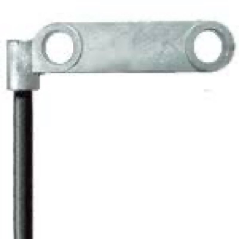 214336-001 Offset - Three Post Hole Standard Leadhead Cable, 3.75" Center Holes, 60" Insulation, 1/0 Gauge Cable, One End Terminated, Copper, Black