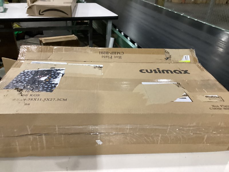 Condition photo showing As Is for not tested cusimax hot plate cmhp-b201