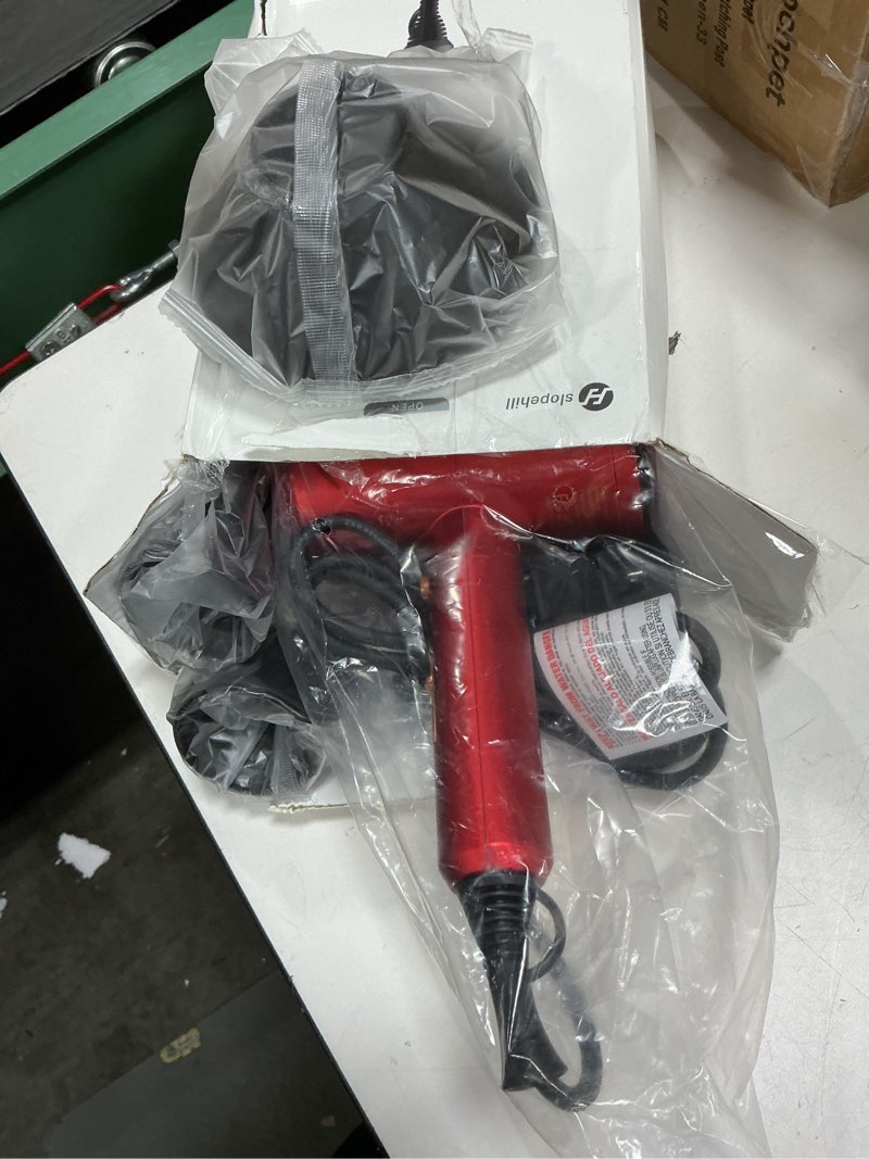 Condition photo showing Good Condition for slopehill professional ionic hair dryer, powerful 1800w fast drying low noise blow dryer with 2 concentrator nozzle 1 diffuser attachments for home salon travel (agate red)