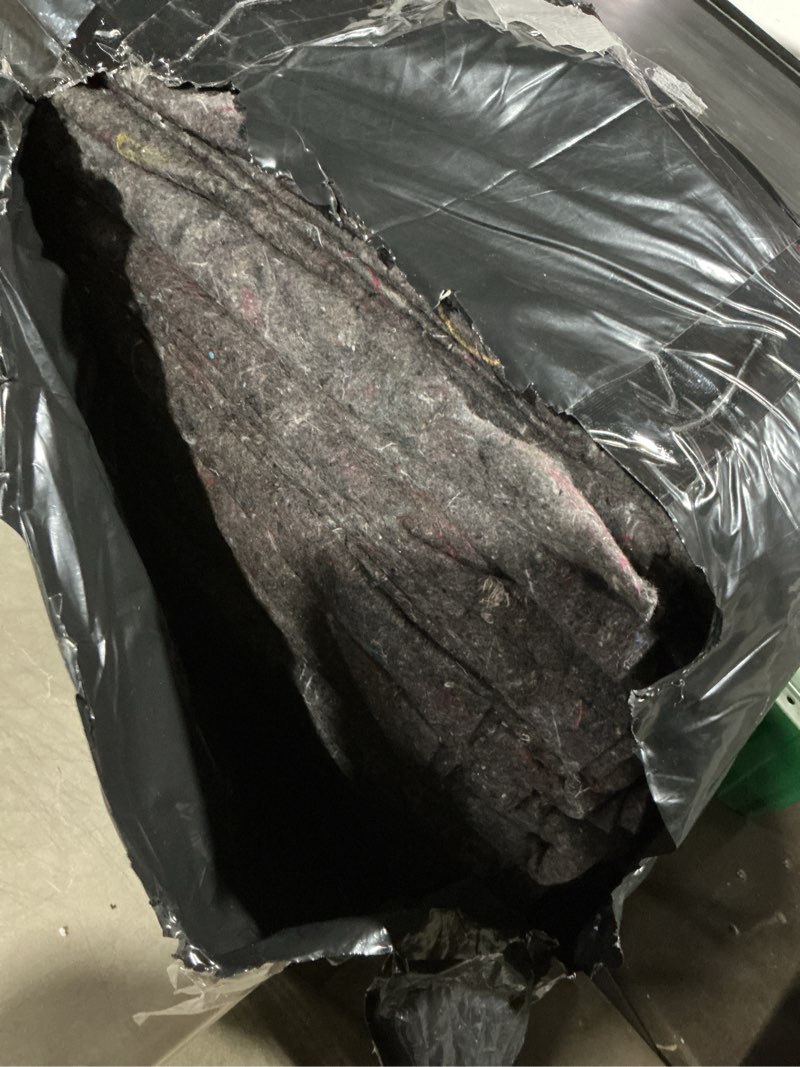 Condition photo showing As Is for (unknown measurement) veken non slip cushioned rug pad gripper, felt and silicone backing, carpet liner for hardwood floors and finishes, under area rugs anti skid mat, keep rugs safe and in place