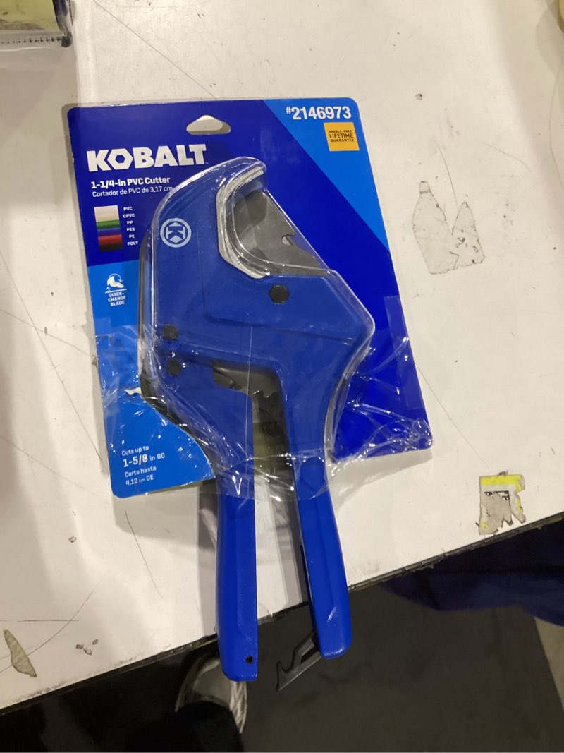 Condition photo showing As Is for Kobalt 1-1/4-in PVC cutter