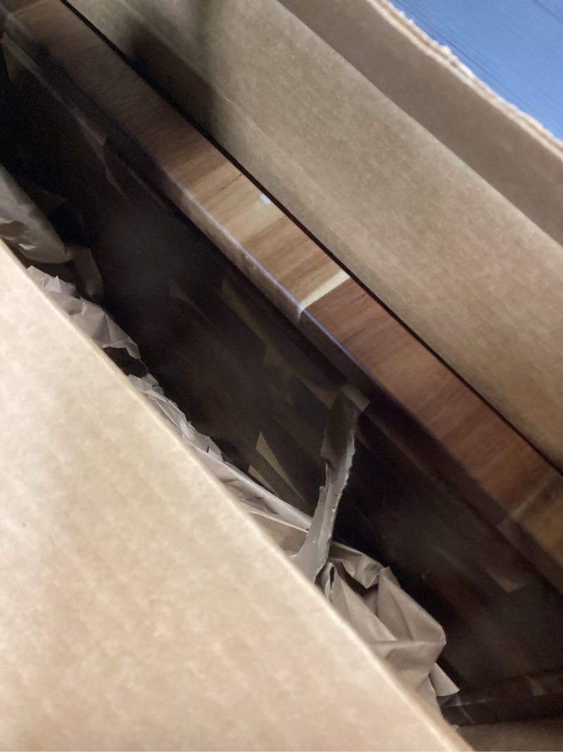 Condition photo showing As Is for Extra Large End Grain Cutting Board for Kitchen with Non-slip Feet, Acacia Wood Heavy Duty Checkered Cutting Board Handcrafted Luxury Chopping Board for Cheese and Vegetables Housewarming Gift 20"L x 15"W