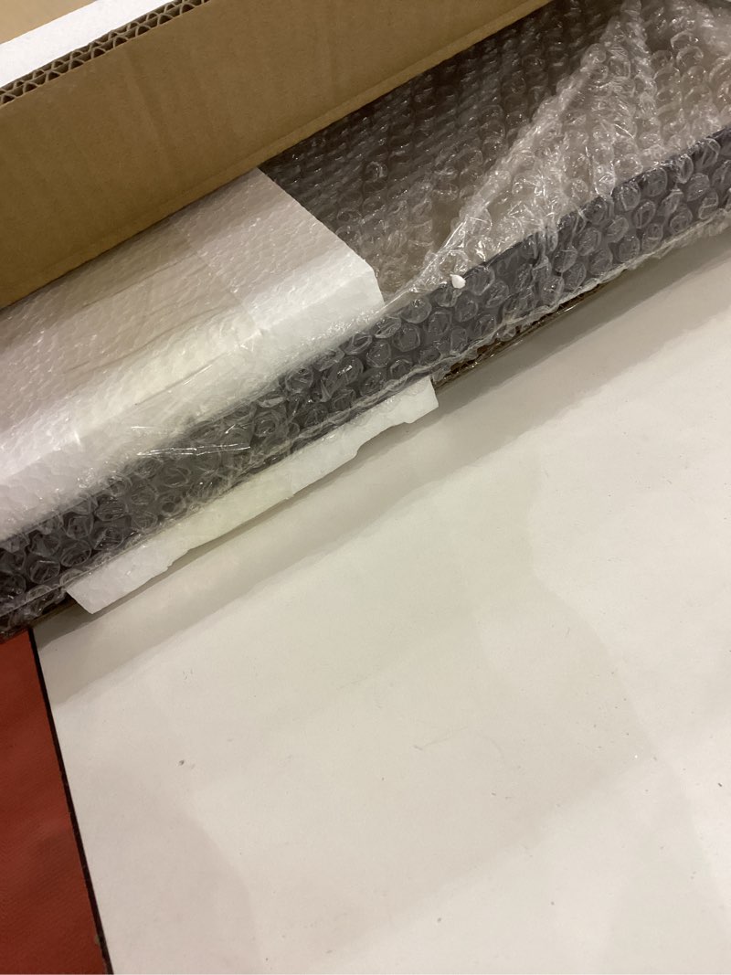 Condition photo showing Good Condition for Deco 79 Wood Room Wall Mirror Entryway Mirror with Thin Minimalistic Frame, Wall Mounted Mirror 24" x 1" x 36", Black 24"L x 1.1"W Black