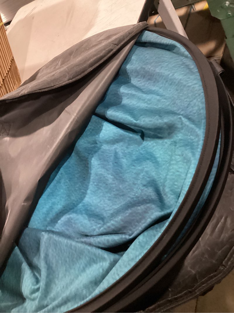 Condition photo showing Good Condition for kate 5x6.5ft(1.5x2m) collapsible backdrop blue gradual pop up backdrops reversible collapsable backdrop abstract backgrounds