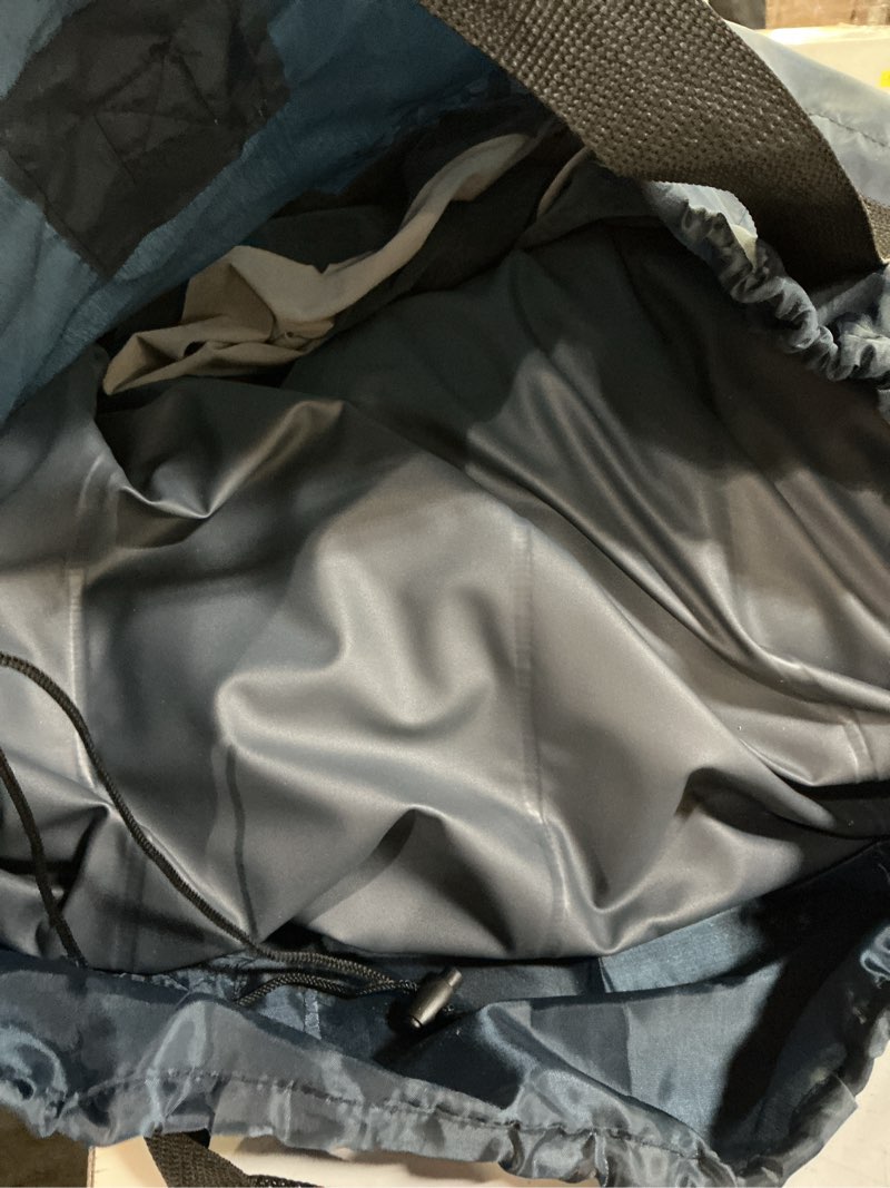 Condition photo showing As Is for (unknown size)intex dura-beam deluxe queen air mattress with built-in pump and headboard